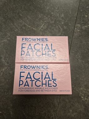 2 Boxes Of Frownies Facial Patches - Pink Box